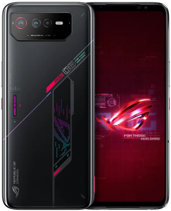 Смартфон Asus Rog Phone 6, 16.512 Гб, Dual SIM (nano SIM), черный
